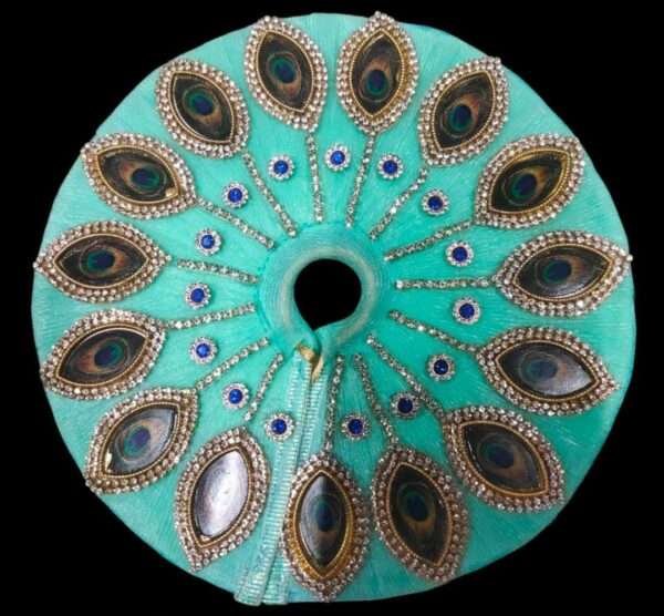 Blue-Green shade  Work Laddu Gopal Dress